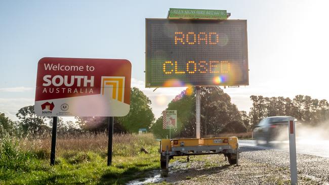 SA will remove its hard border with Victoria next month. Picture: Jake Nowakowski