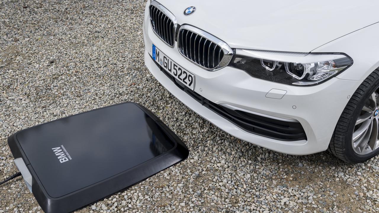 In 2018 BMW trialled at home wireless induction charging.