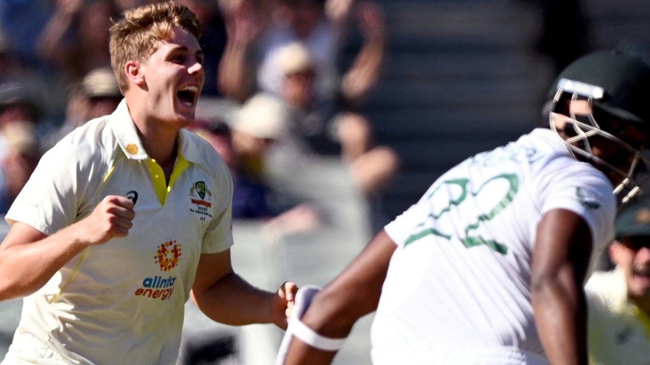 Cameron Green picked up five wickets in South Africa’s first innings.