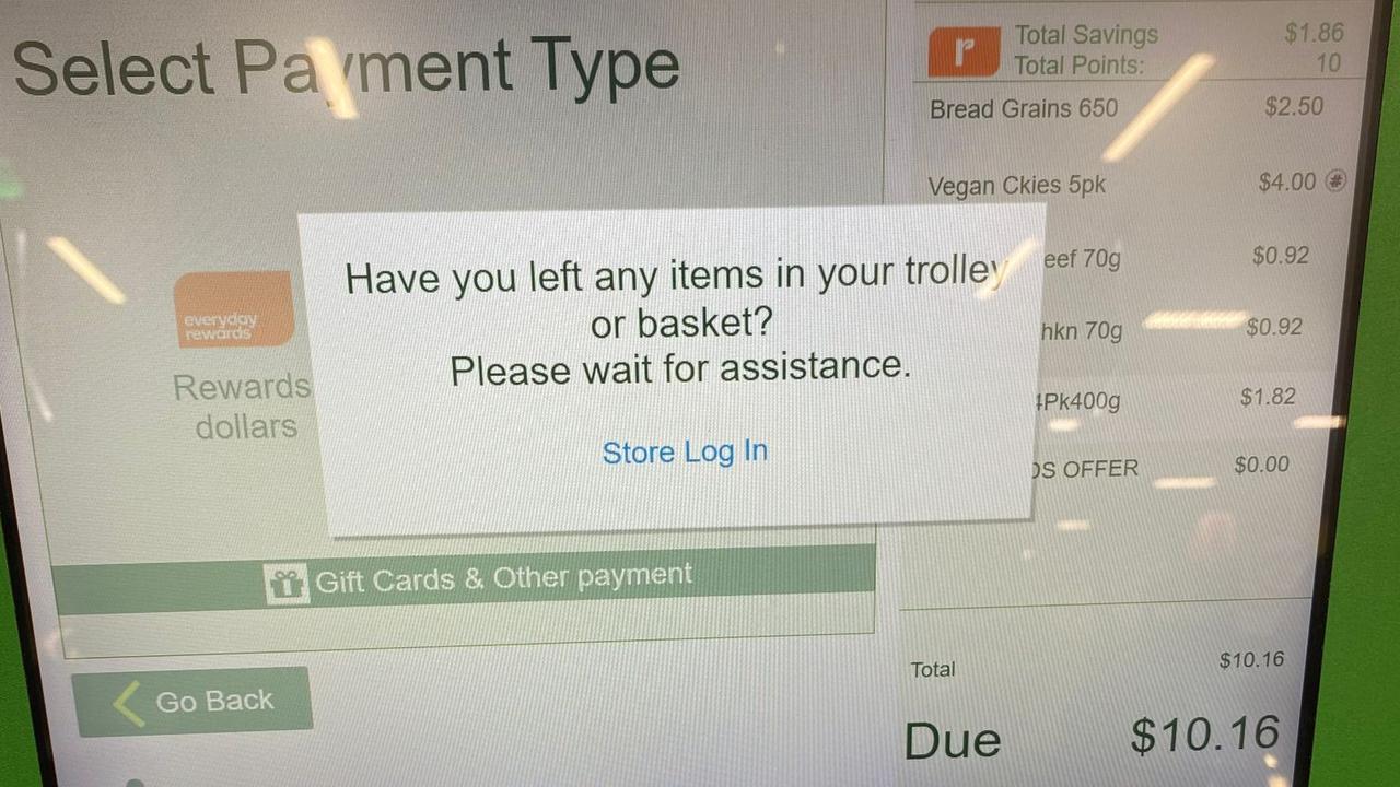 Before being able to pay, shoppers are asked this question if there’s something still in their trolley.