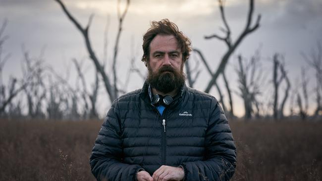 Director Justin Kurzel on set in regional Victoria