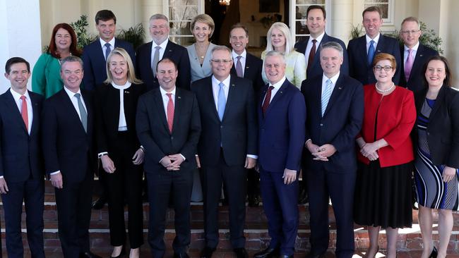 Of Prime Minister Morrison’s Cabinet, only six of the 18 positions are held by women. (Pic: Kym Smith)