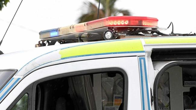 CRASH: A man is in hospital after a motorcycle crash in Kingaroy. Picture: Paul Donaldson