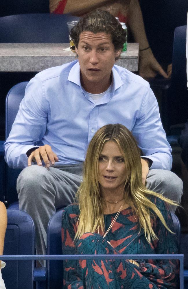 Heidi Klum and Vito Schnabel seen at USTA Billie Jean King National Tennis Center on September 8, 2016 in the Queens borough of New York City. Picture: Getty