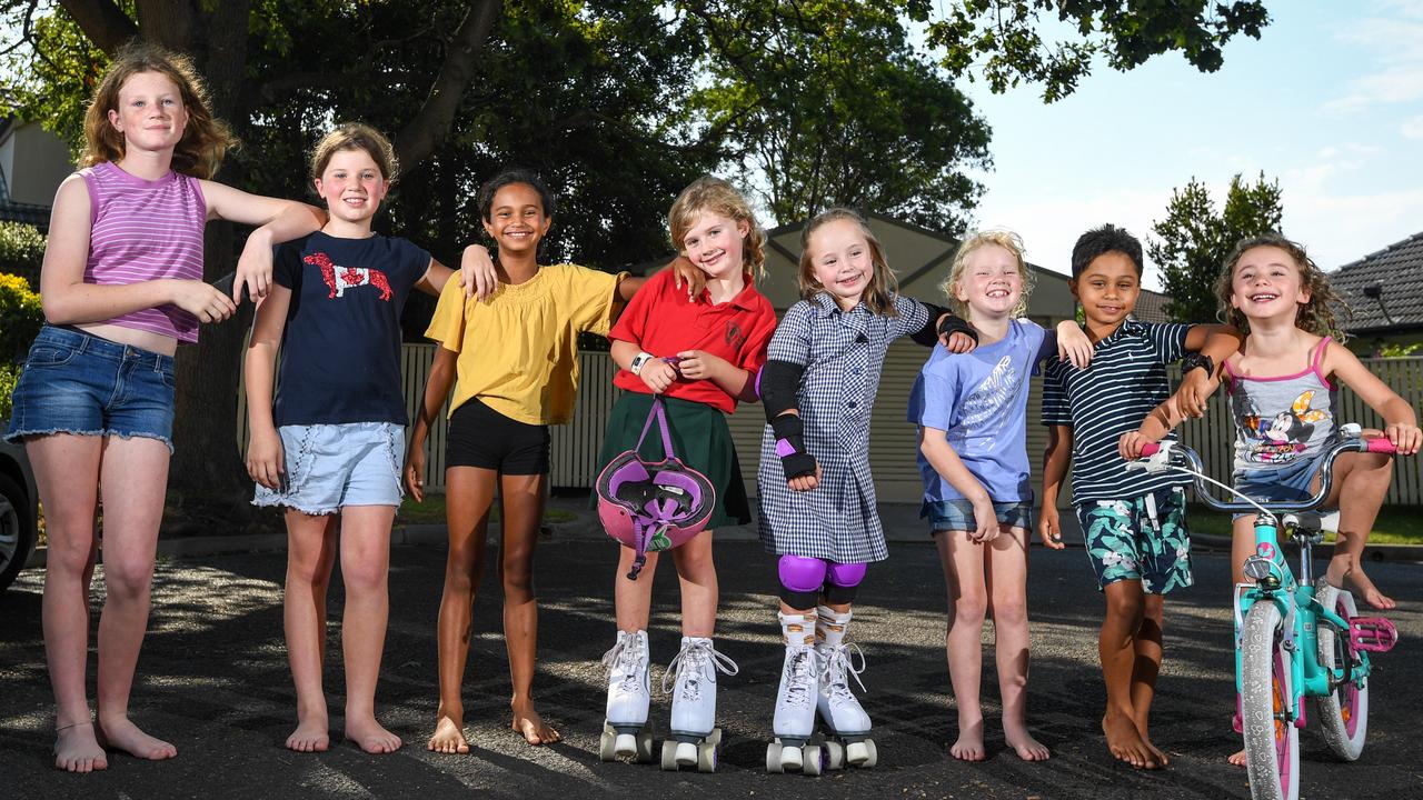 After the complaints of one neighbour, these residents of a Beaumaris cul-de-sac have had to remove a basketball ring and swing and have been threatened with fines. Picture: Penny Stephens