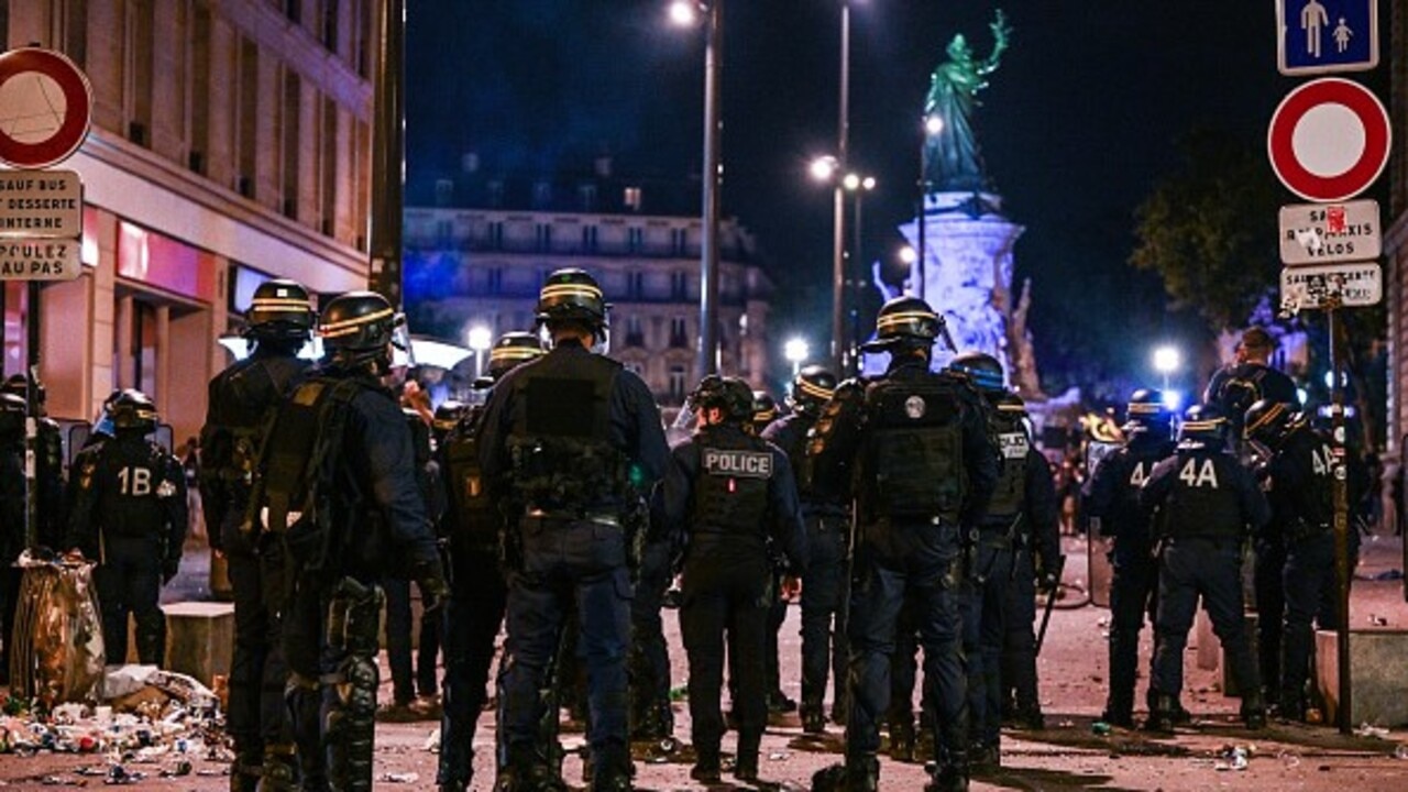 Riots erupt across France following surprise election outcome | Sky ...