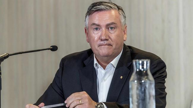 It’s been a helluva year for Eddie McGuire. Picture: Jake Nowakowski