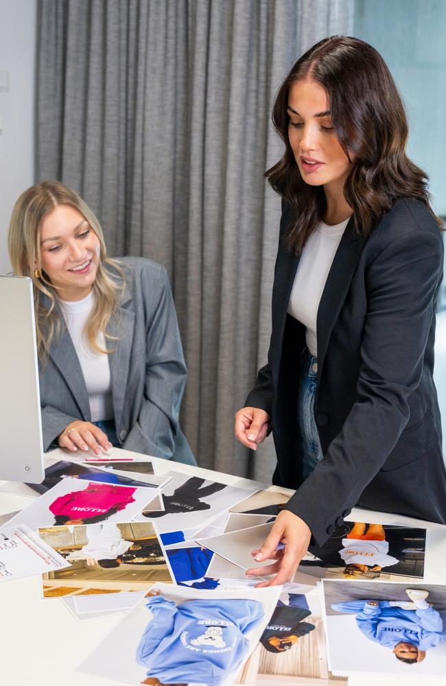 Ebany McLees (left) and Olivia O’Neill co-founded loungewear brand Ellore.