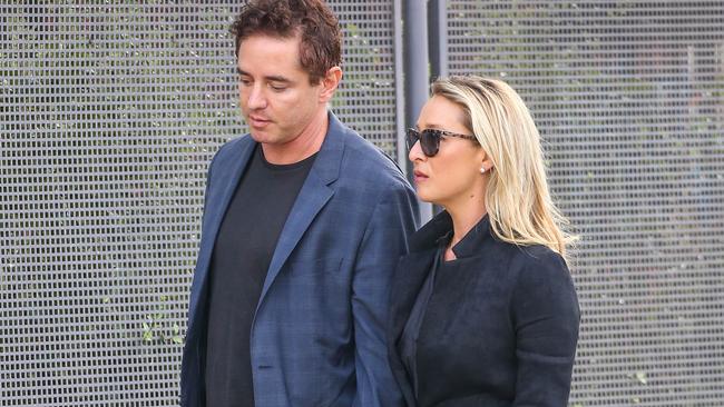 Actor Asher Keddie and her artist husband Vincent Fantauzzo. Picture: Matrix Media Group