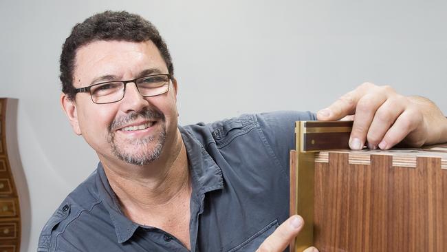 CAREERS: Jason Hindes won silver at a WorldSkills international competition in 1989. Over the next 30 years he established a cabinet making business - Hindes by Design, and continues to volunteer with the organisation to encourage the next generation of tradies. Picture: PHOTOJO