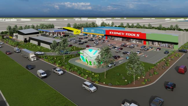 Artist's impression of Leyton Property retail development on Main North Rd in Munno Para. Picture: Supplied by City of Playford