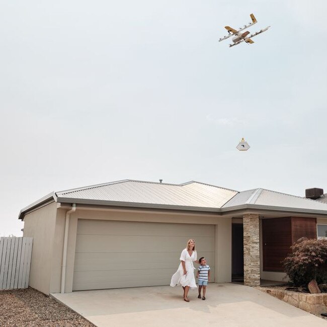 Wing delivers to 19 suburbs in Logan. Photo: contributed.