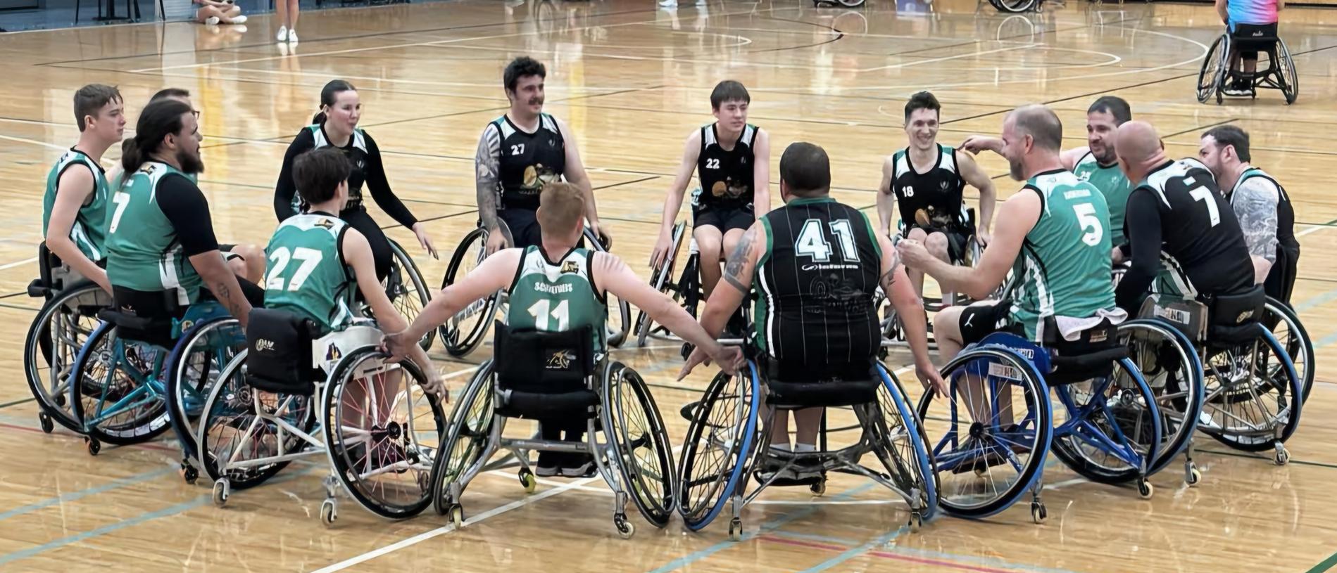 Members of the Frenchville Rockwheelers at a recent tournament.