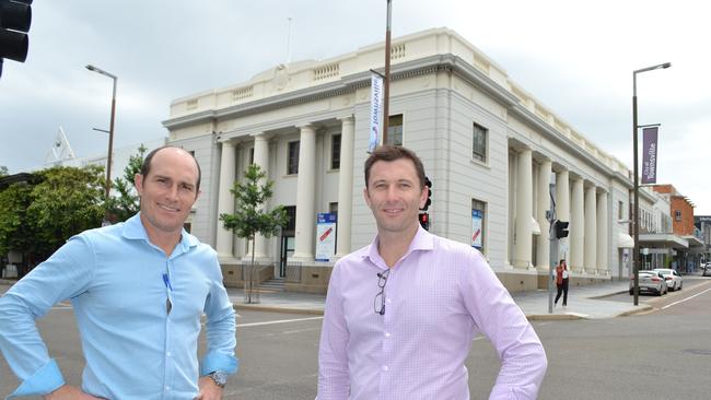 Colliers Townsville agents Shaun McLaren and Todd Walsh helped sell the former Westpac bank building at the corner of Flinders and Stokes St.