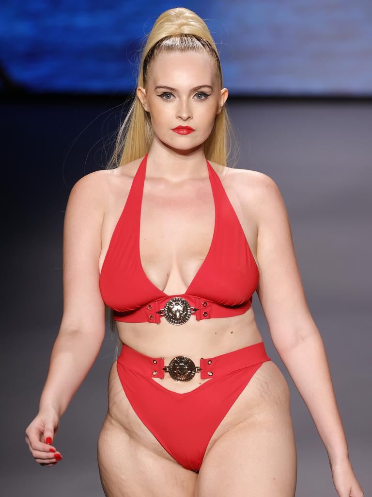 Honey Birdette had a variety of women walk in its runway show. Picture: Frazer Harrison/Getty Images for Honey Birdette