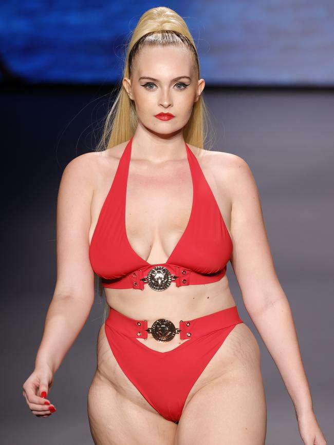 Honey Birdette had a variety of women walk in its runway show. Picture: Frazer Harrison/Getty Images for Honey Birdette