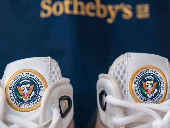 Sotheby's teased its latest sneaker drop on social media. Picture: @sothebys