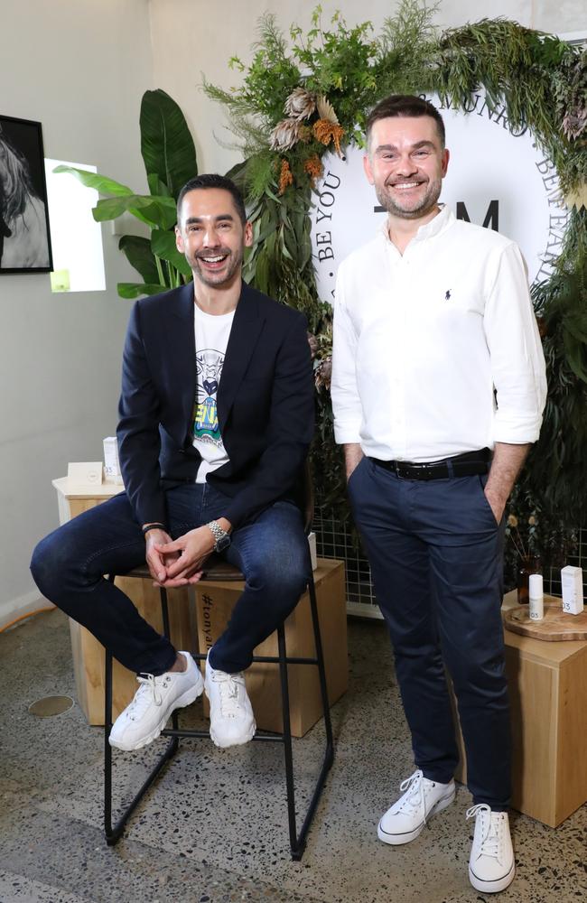 Tony &amp; Munro founders Ewan Munro Belsey (left) and Tony Tsianakas.