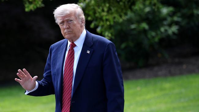 Donald Trump’s tariffs have led to challenges in court overseas and in the US. Picture: Getty Images