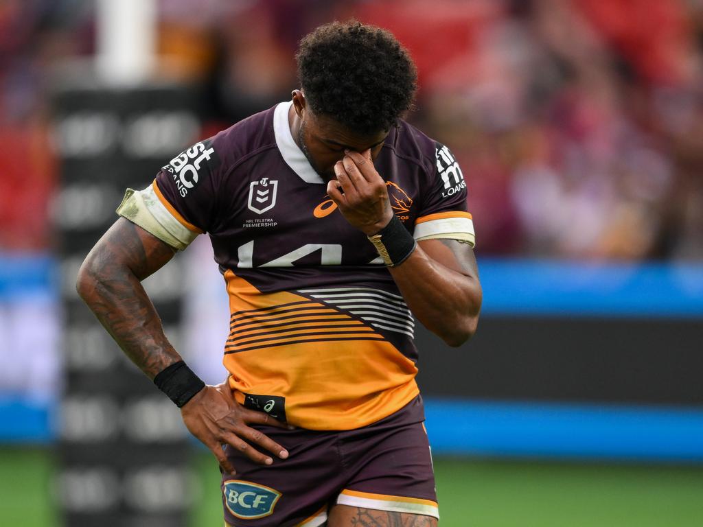 Brisbane Broncos star Ezra Mam. Picture: NRL Imagery