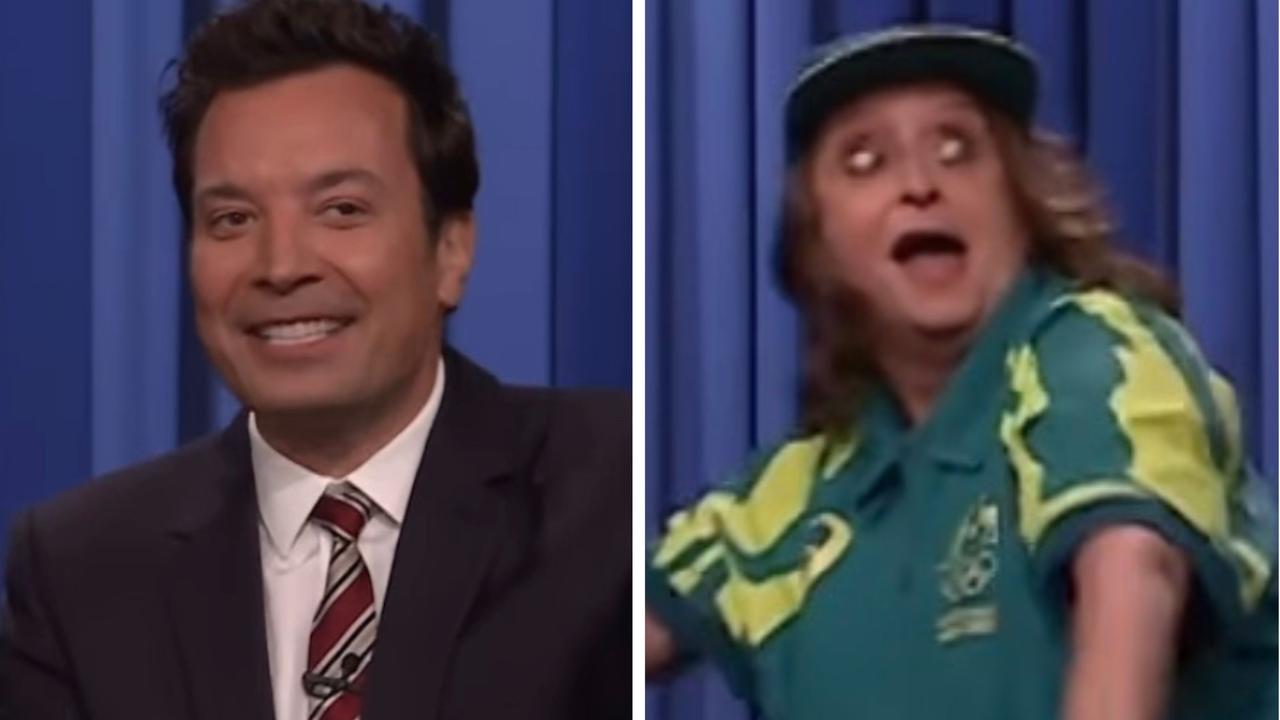 Jimmy Fallon playfully mocks viral Australian breaking sensation Raygun