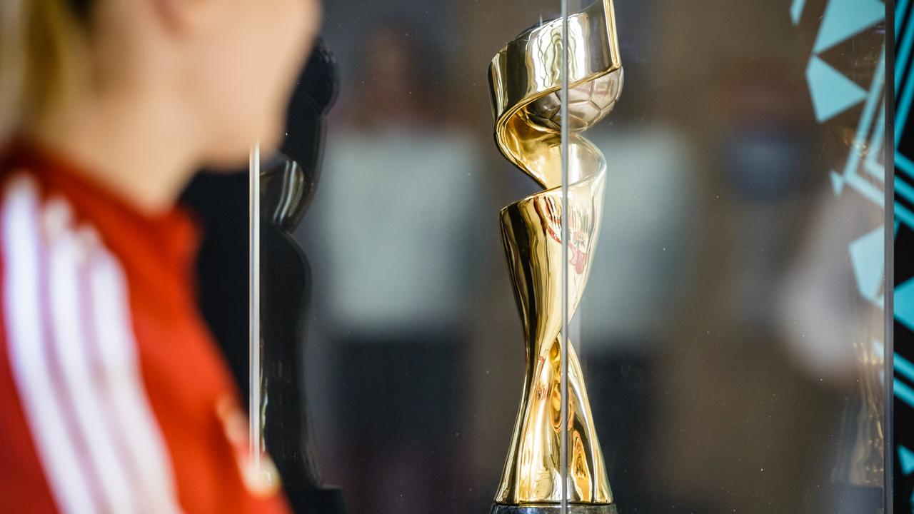 The FIFA Women's World Cup Winners Trophy will be won on 20 August, 2023. Picture: Reinaldo Coddou H./Getty Images for DFB