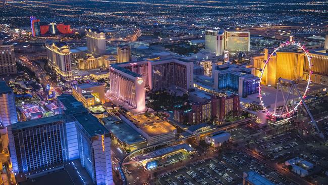 The casinos of Las Vegas are Aristocrat’s biggest customers. Picture: Getty Images