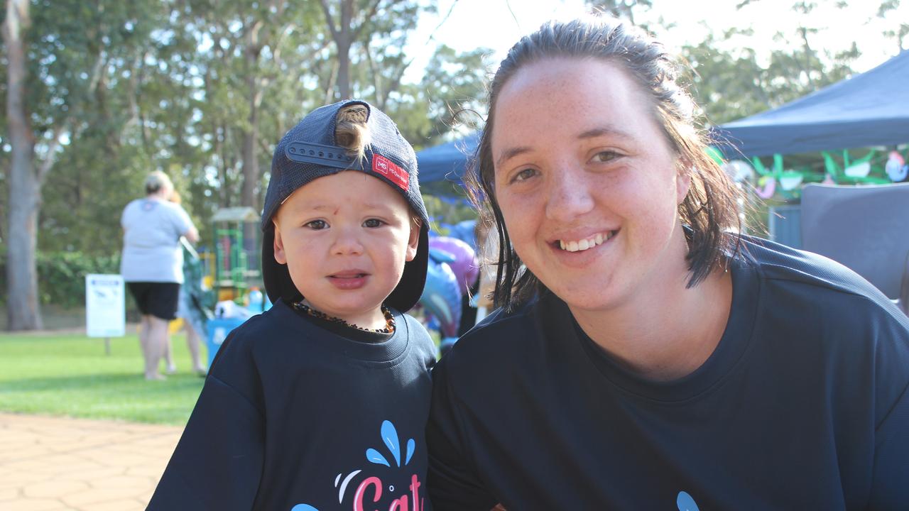 Jazmine and Leo Rule are taking part in the Toowoomba MS Swimathon.