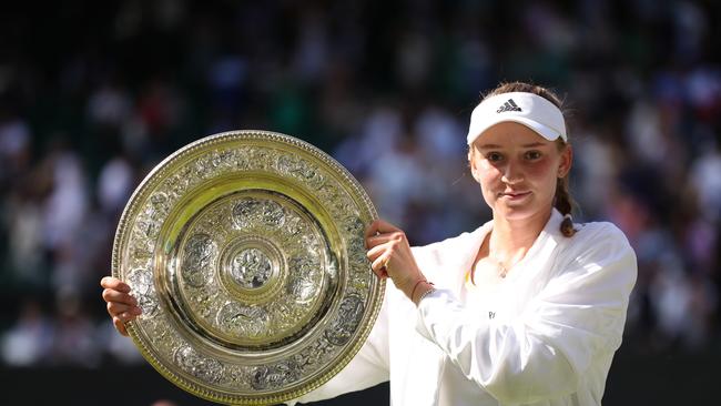 Elena Rybakina, the 2022 Wimbledon champion, will be Jones’ opponent in the Australian Open first round. Picture: Getty