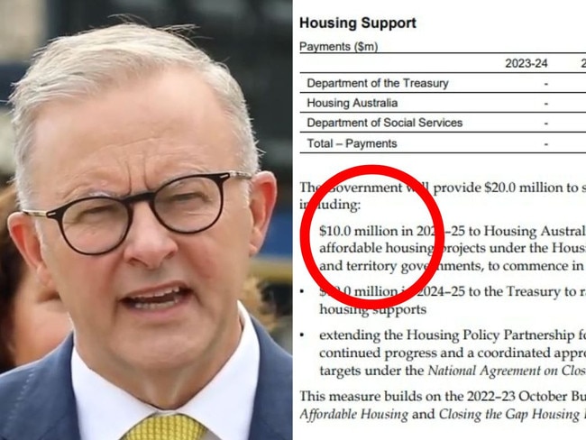 Anthony Albanese is planning a taxpayer-funded advertising blitz ahead of next year’s federal election to promote his housing policy despite failing to “build a single home” since he was elected.