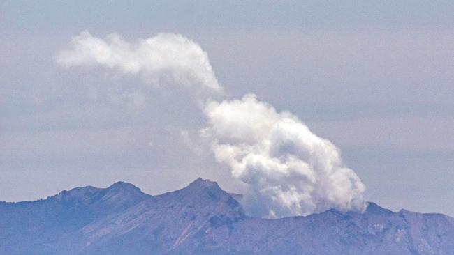 The eruption killed 22 people, 17 of them Australians. Picture: AFP.