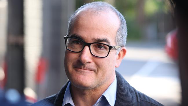 James Merlino announced last month he was leaving politics. Picture: Brendan Beckett