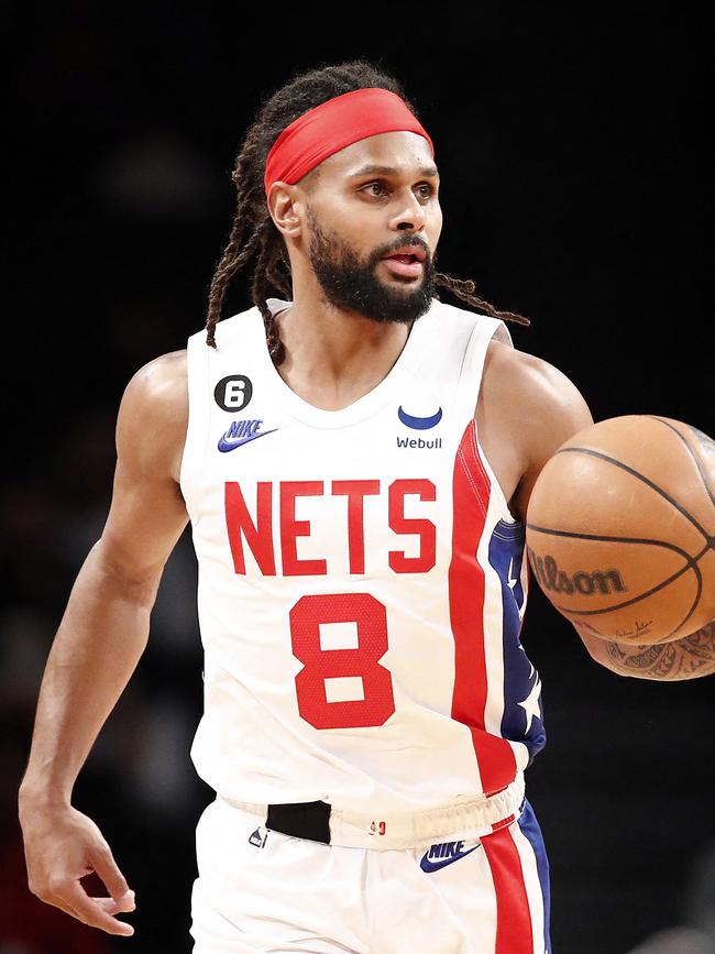 The Nets jersey is no more. Sarah Stier/Getty Images/AFP