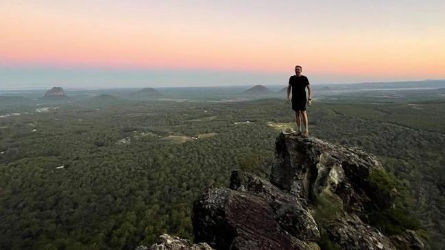 Climber Ben Heaton in his element. Picture – Facebook/Ben Heaton.