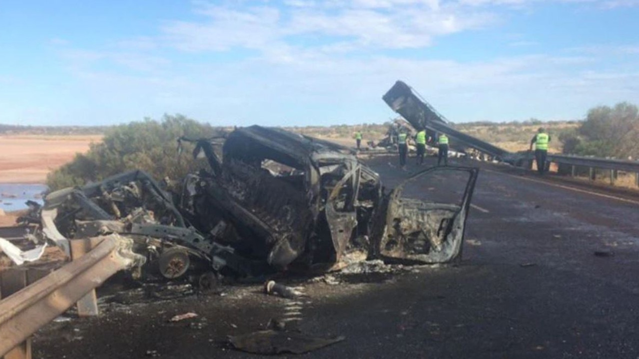 The collision ended in two fatalities. Picture: Channel 9