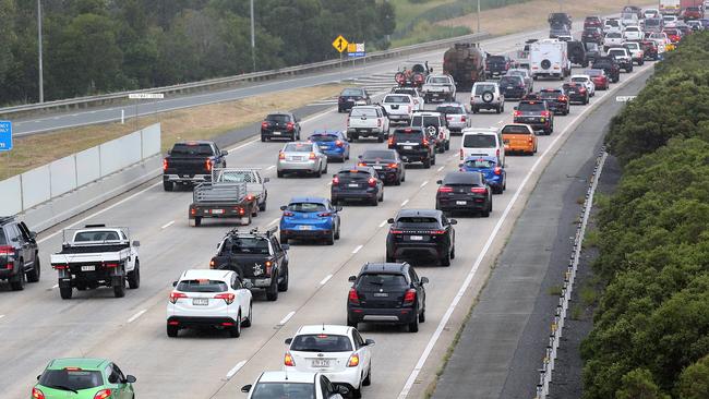 Heavy traffic ahead of the Easter long weekend. Picture: Getty