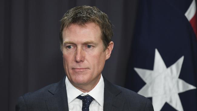 Attorney-General Christian Porter in Canberra.