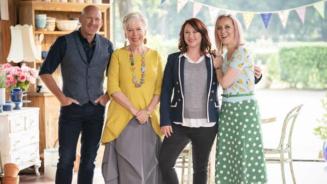 Matt Moran, Maggie Beer, Mel Buttle, Claire Hooper for Great Australian Bake Off.