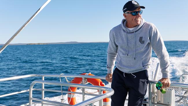 LIV Golf CEO Greg Norman Shark Cage Dive experience in the Eyre Peninsula ahead of this weekend's LIV Golf Adelaide