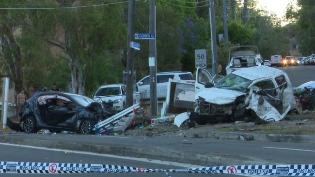 A 63-year-old woman died after the fatal collision on Blaxland Road in Eastwood. Picture: TNV