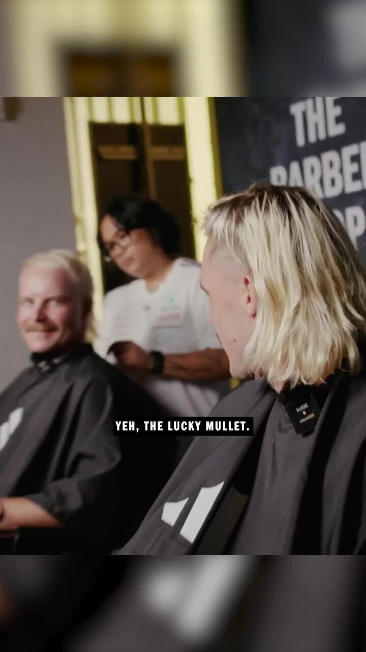 Meet iconic mullet duo Valtteri Bottas and Ryan Papenhuyzen