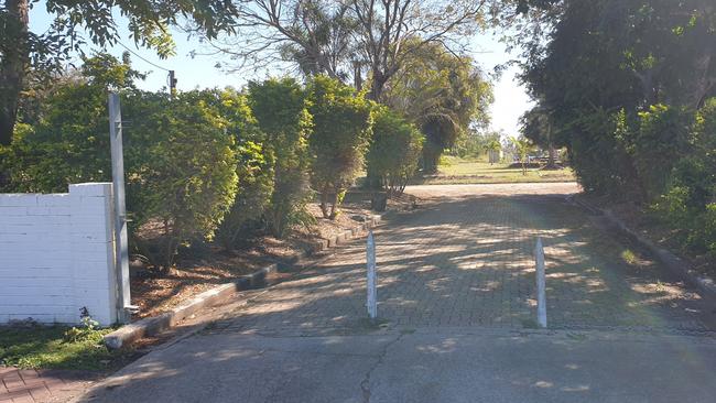 The entrance to the Aitkenvale Reserve on Ross River Rd.