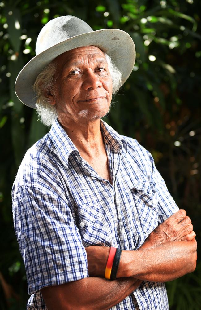 Larrakia Danggalaba traditional custodian Tibby Quall said Binybara was part of his family’s “soul and spirit”. Picture: Justin Kennedy