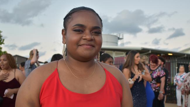 Georgia Parter at the Mackay Northern Beaches State High School formal, on Saturday October 17. Picture: Zizi Averill