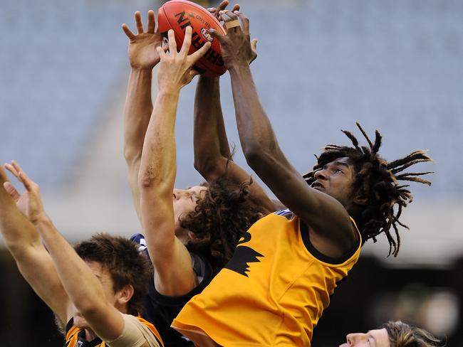Marsh played junior footy with West Coast star Nic Naitanui.