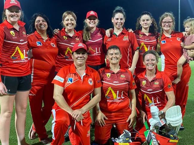 Waratah won the women’s premiership in 2021, beating Southern Districts by six wickets. Picture: Waratah CC.