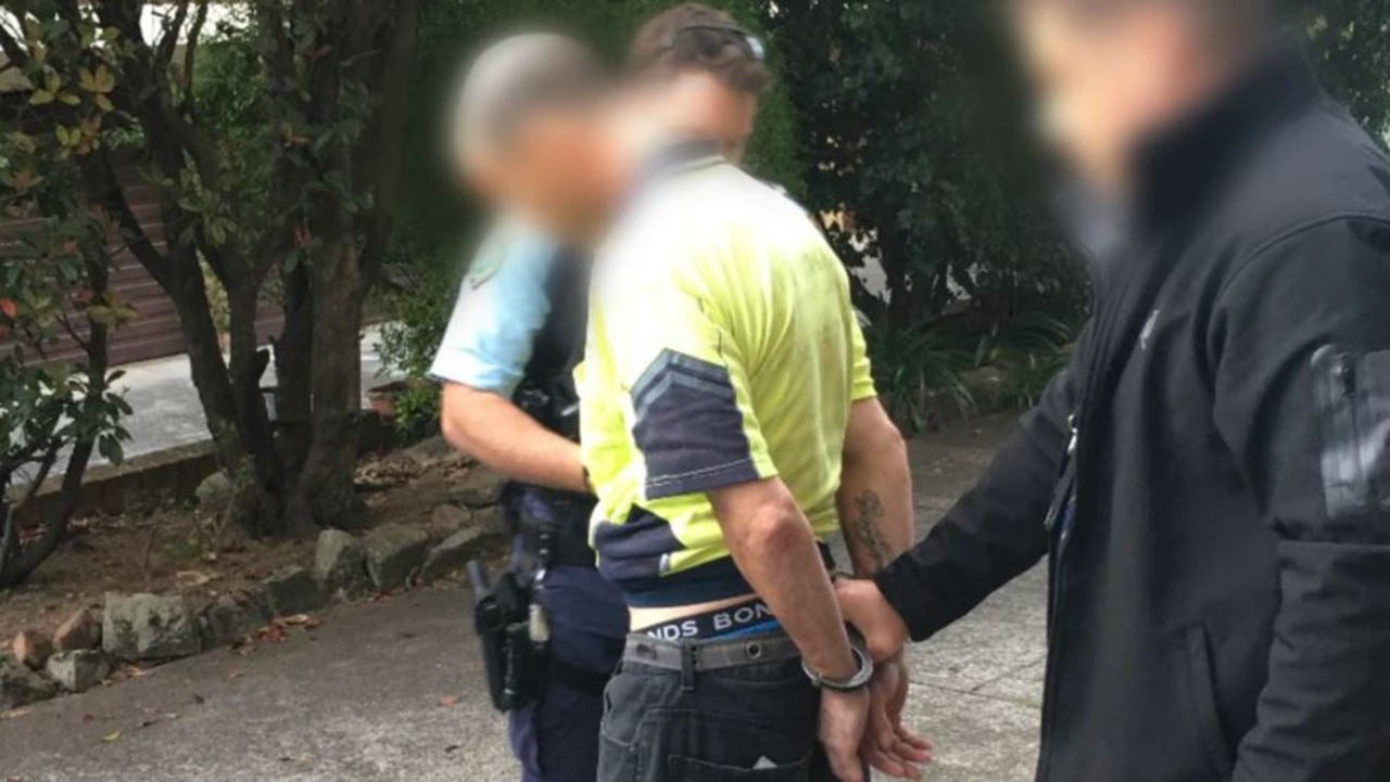 Billy Henry Smith was arrested wearing hi-vis in August last year. Picture: NSW Police