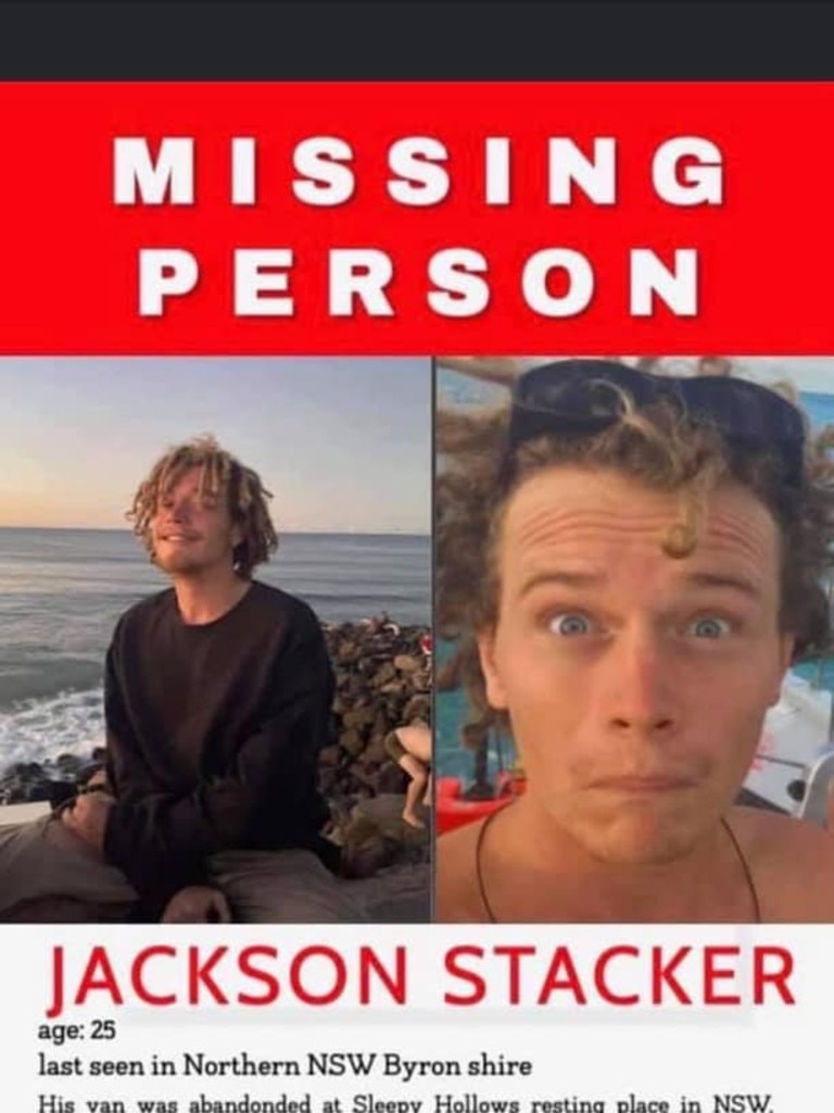 Mr Stacker had been missing for around a month when his body was found.