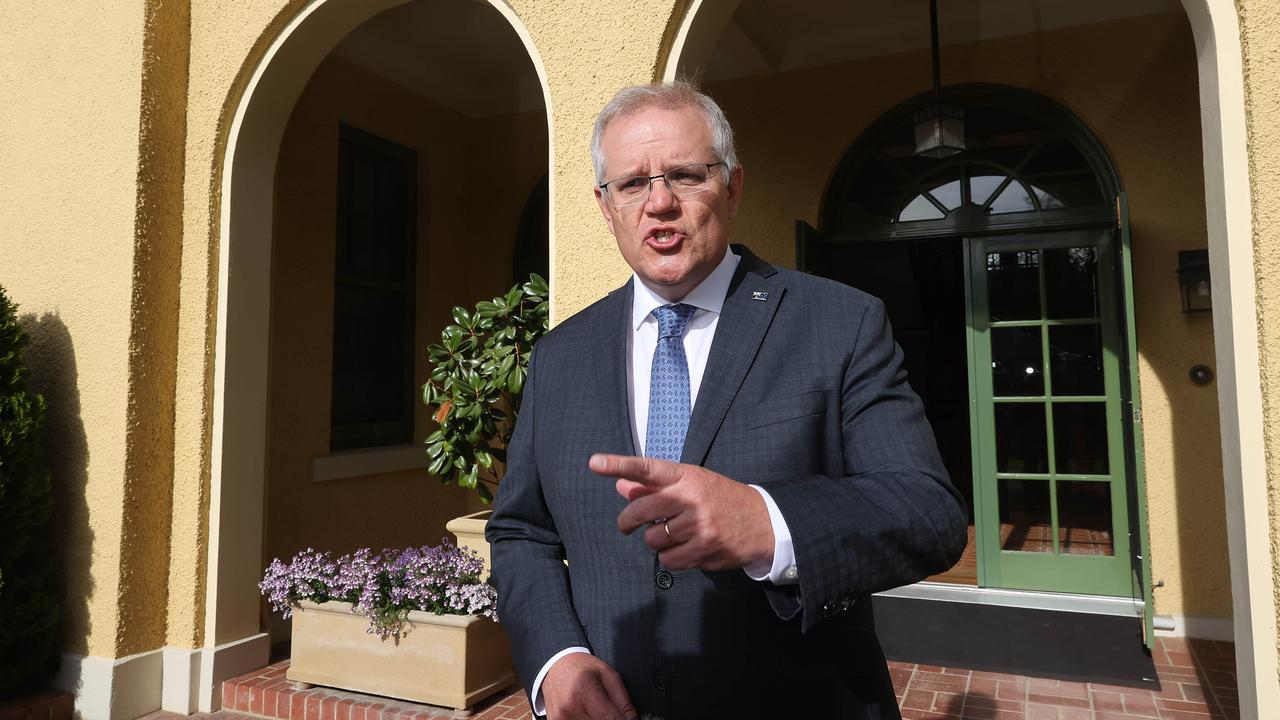 Prime Minister Scott Morrison says the government will come together on climate change. Picture: Gary Ramage / NCA NewsWire