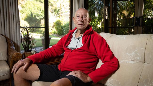 Eddie Rivers taken at his home in Dee Why. Eddie is a former patient at Northern Beaches Hospital. Picture: Julian Andrews.